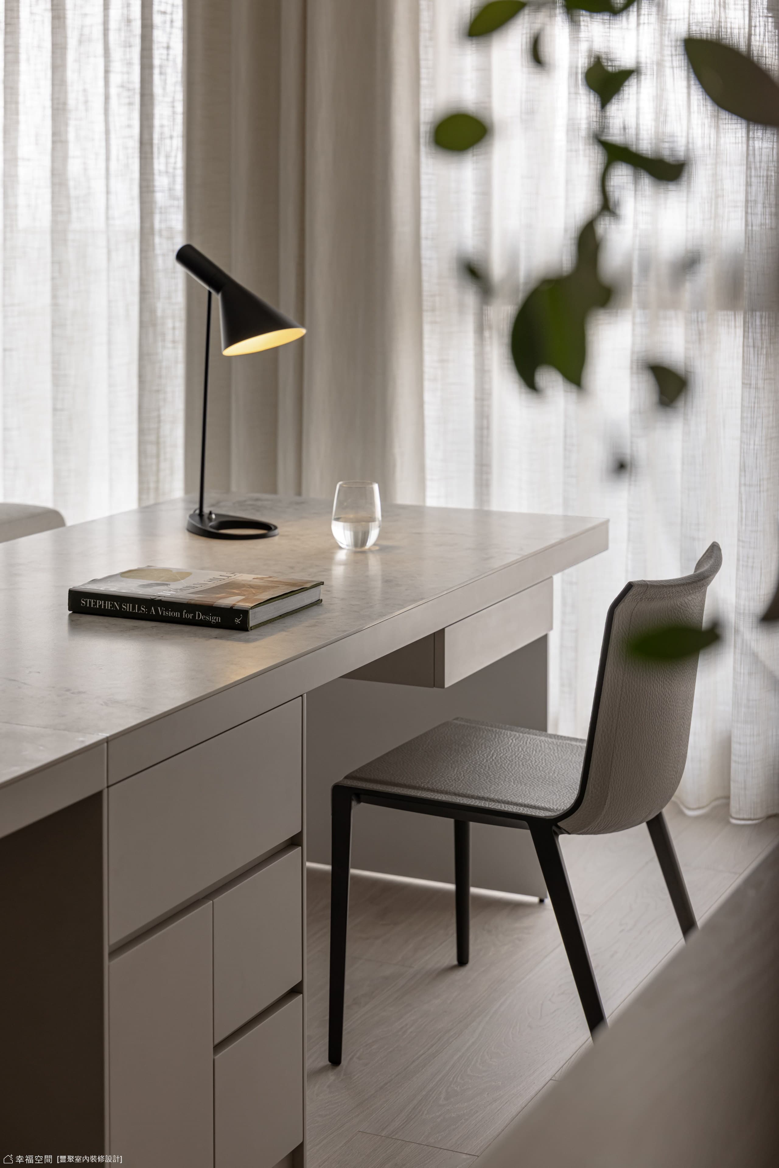 現代風書房簡約設計