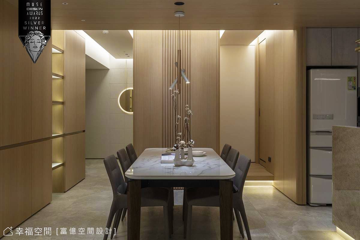 揉合溫潤木質與海洋意象 圍塑現代質感新婚宅