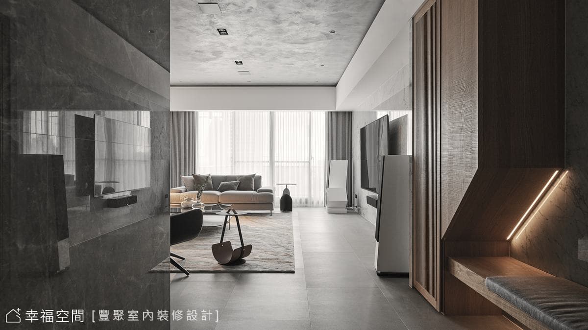 轉動鑰匙打開家的期待 雙設計師詮釋景觀新豪奢│現代風│60坪