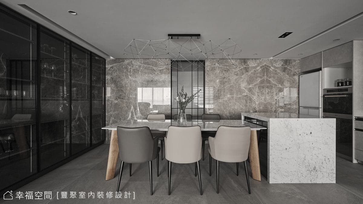 轉動鑰匙打開家的期待 雙設計師詮釋景觀新豪奢│現代風│60坪