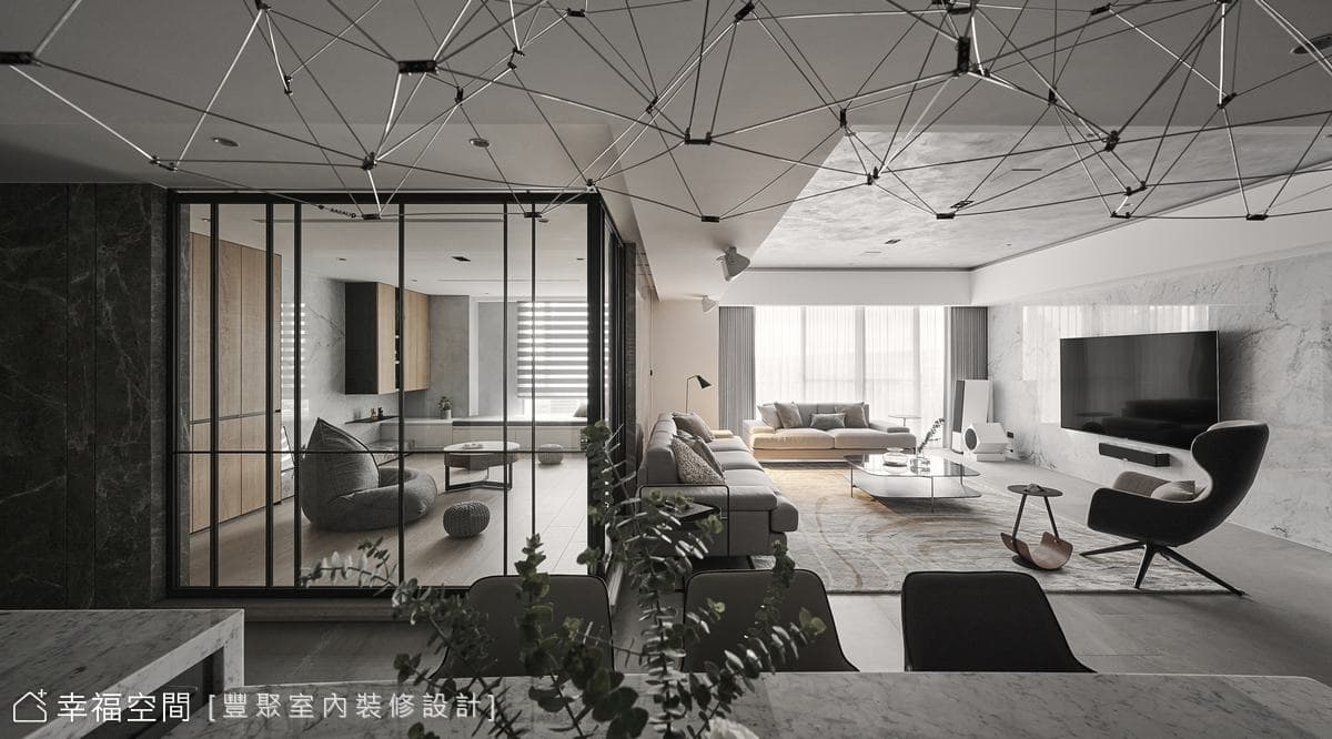 轉動鑰匙打開家的期待 雙設計師詮釋景觀新豪奢│現代風│60坪