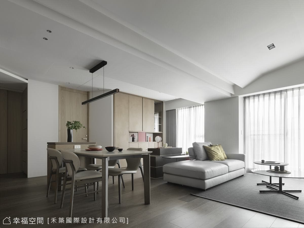 溫婉恬淡 悠悠隱市｜現代風｜30坪