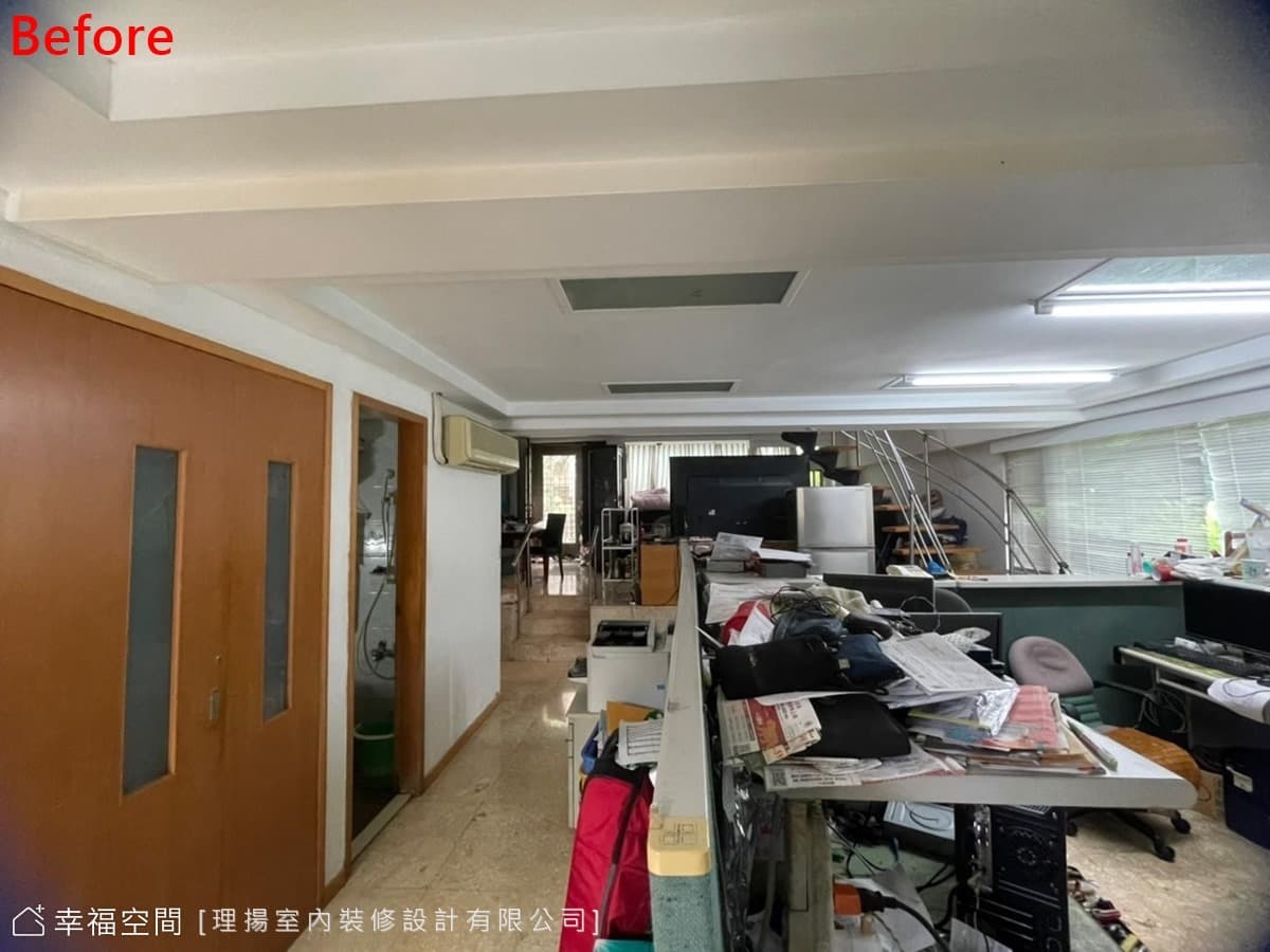 重整26年中古屋一樓格局 變身明亮舒心機能宅|現代風|63坪