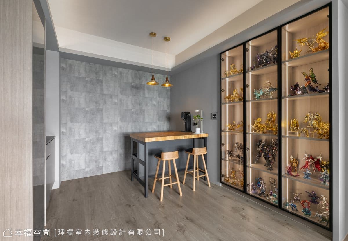 簡約紳灰引景入室 砌築寫意寓所│現代風│27坪