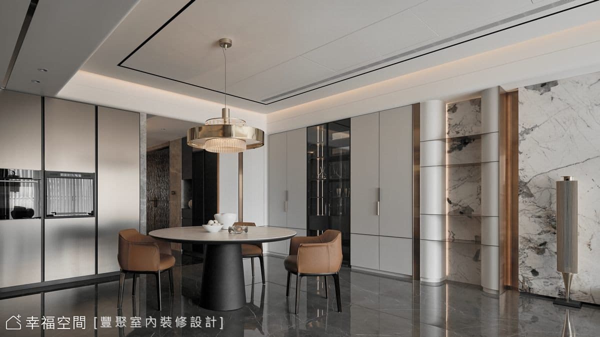 Marble Gallery 浮光奢石│奢華風│55坪