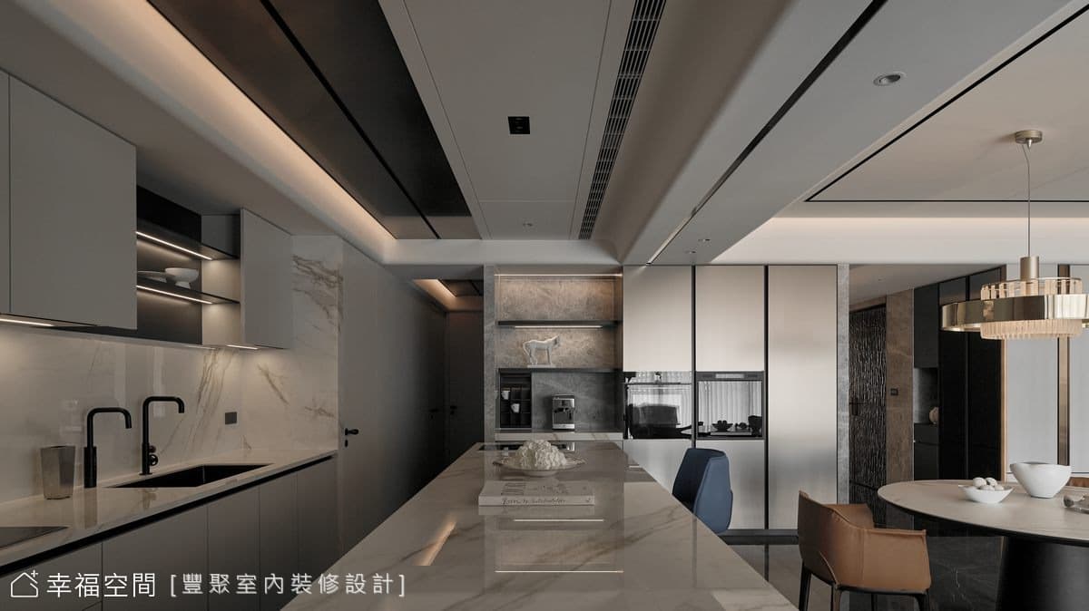 Marble Gallery 浮光奢石│奢華風│55坪