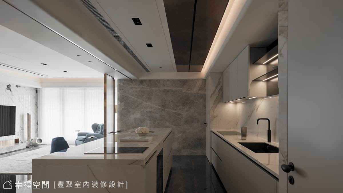 Marble Gallery 浮光奢石│奢華風│55坪
