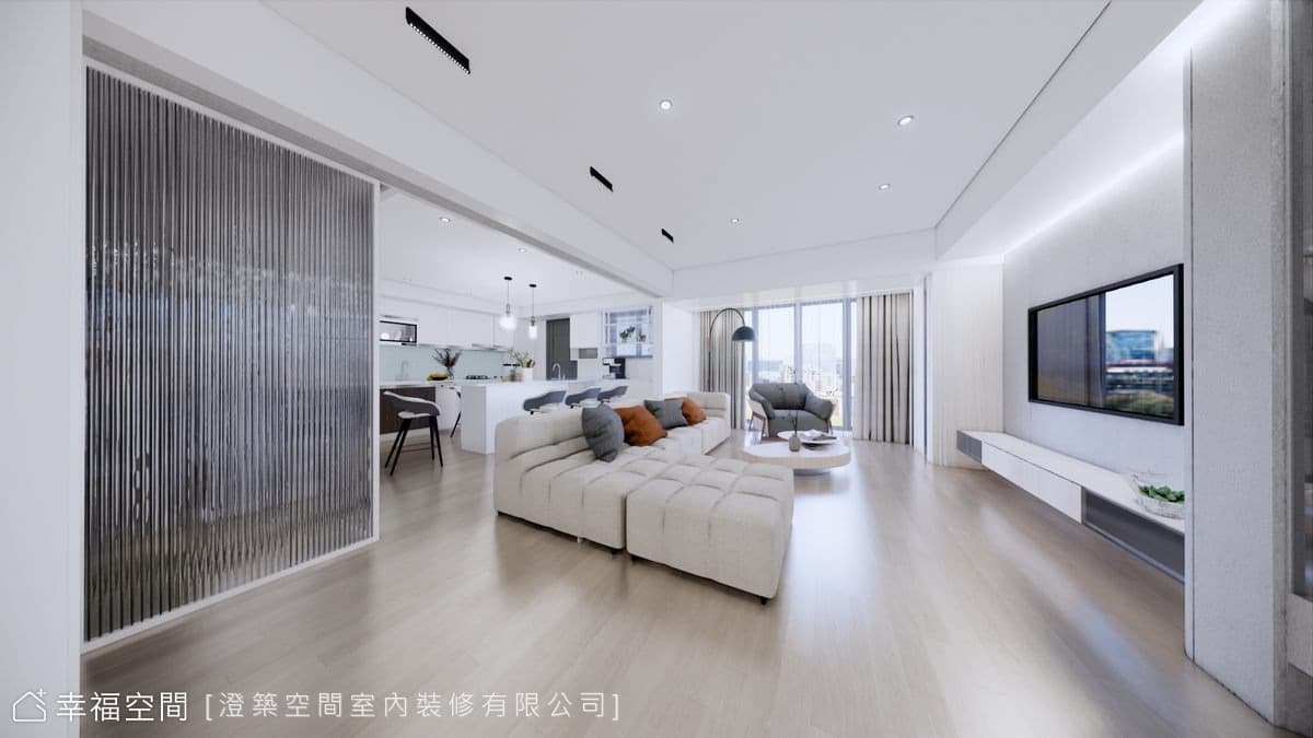 洋溢明亮氛圍 走進清新舒適現代北歐宅 │35坪