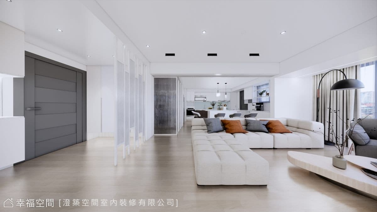 洋溢明亮氛圍 走進清新舒適現代北歐宅 │35坪