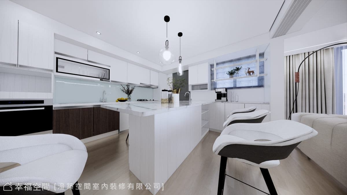 洋溢明亮氛圍 走進清新舒適現代北歐宅 │35坪