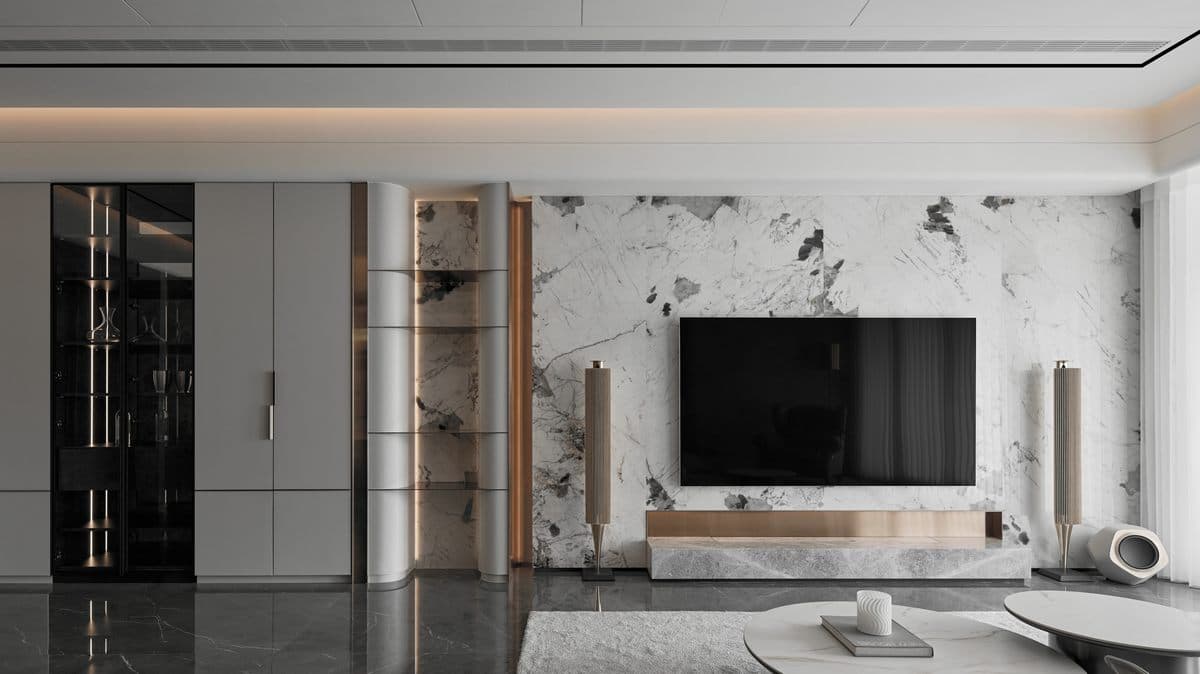Marble Gallery 浮光奢石│奢華風│55坪