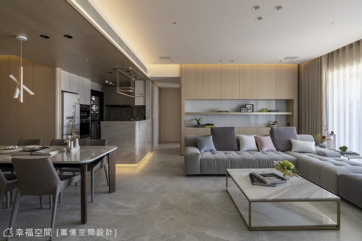 揉合溫潤木質與海洋意象 圍塑現代質感新婚宅