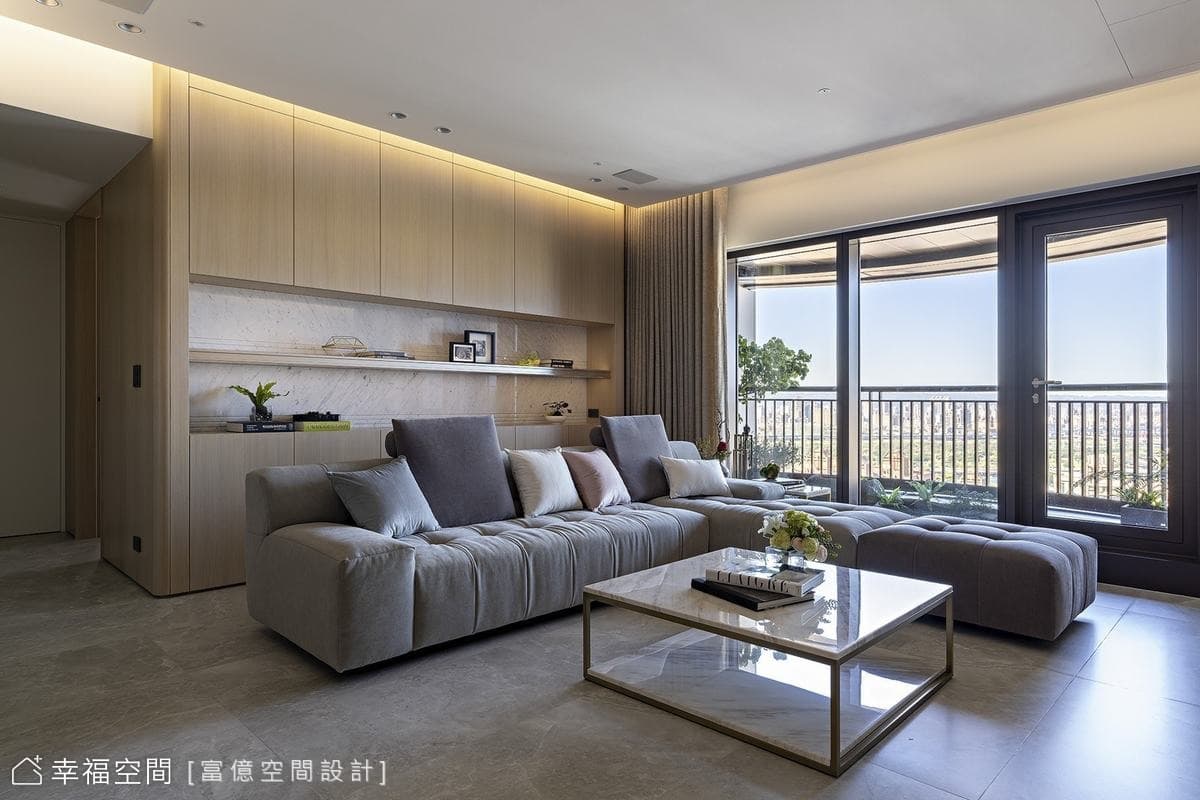 揉合溫潤木質與海洋意象 圍塑現代質感新婚宅