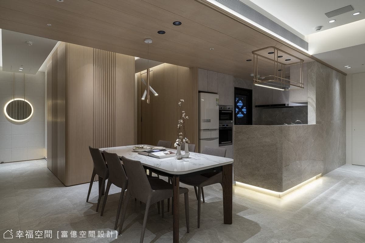 揉合溫潤木質與海洋意象 圍塑現代質感新婚宅