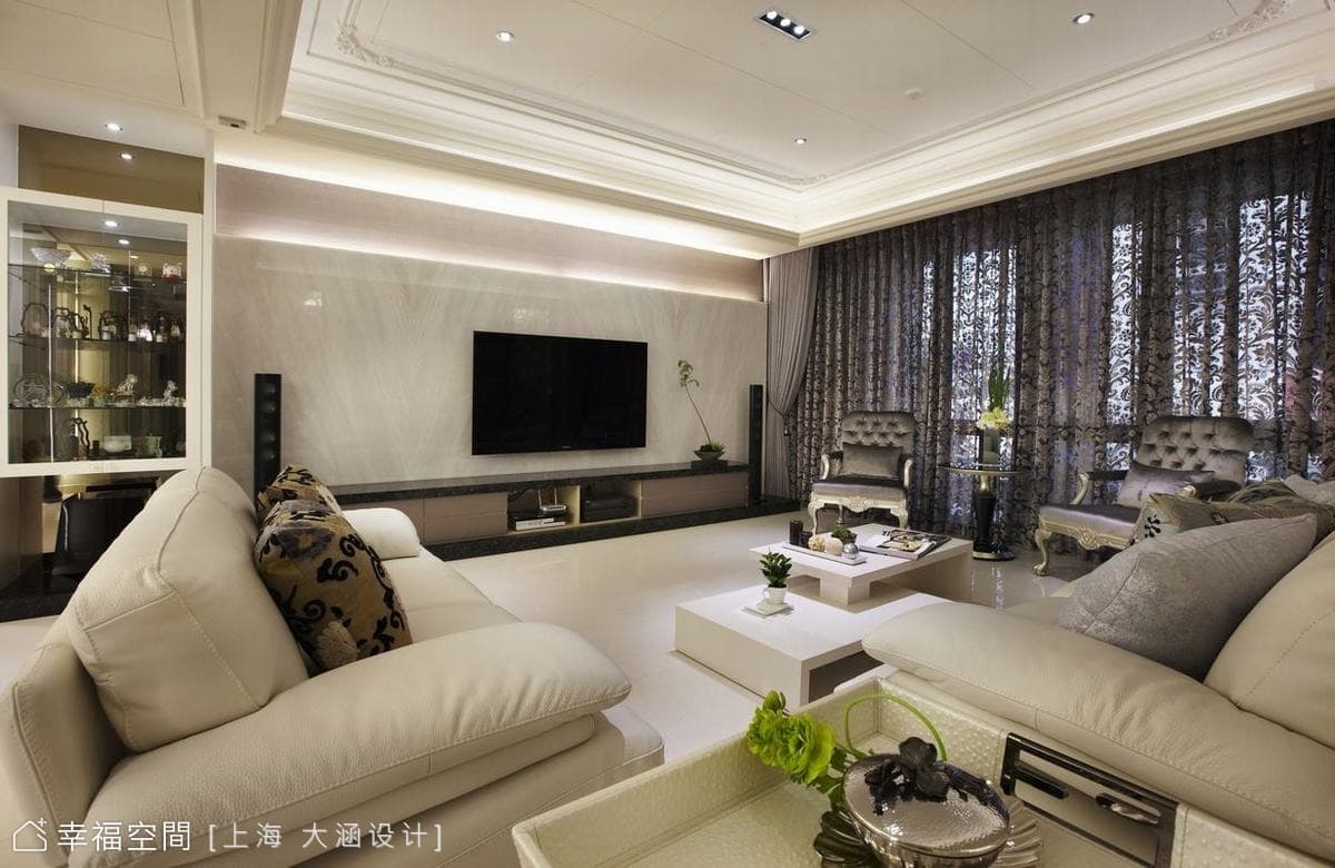 異材質精緻混搭 輕古典度假宅